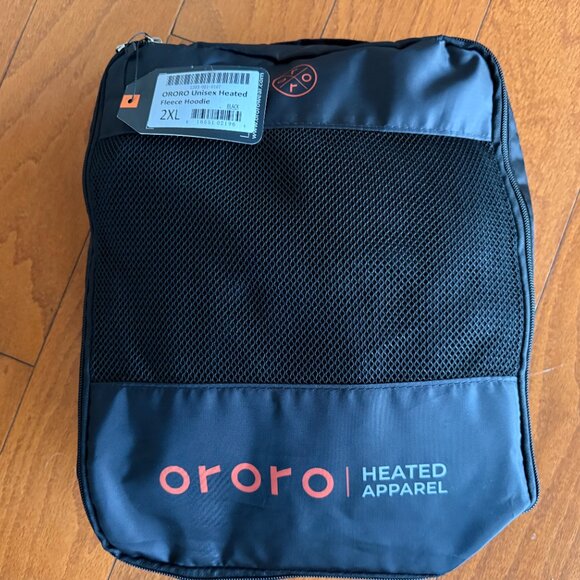 ORORO Unisex Heated Fleece Hoodie with 3Heating Zones, Fleece Hooded - Picture 9 of 9